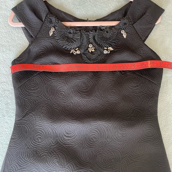 Chetta B sunhee black dress sz2 - Picture 6 of 9